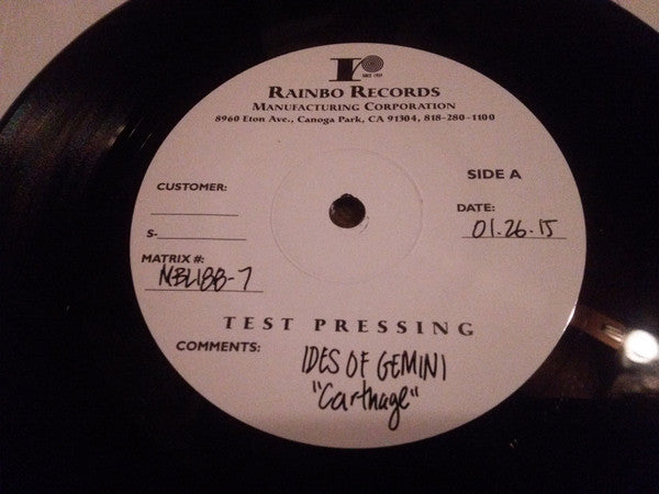 Carthage (7" VINYL) *TEST PRESSING* | Mint (M) Mint (M)