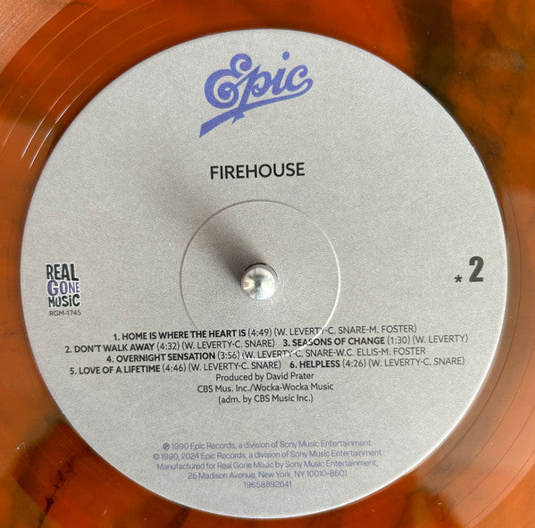 Firehouse (SMOKE & FIRE VINYL)*CREASED* | Mint (M) Excellent (EX)