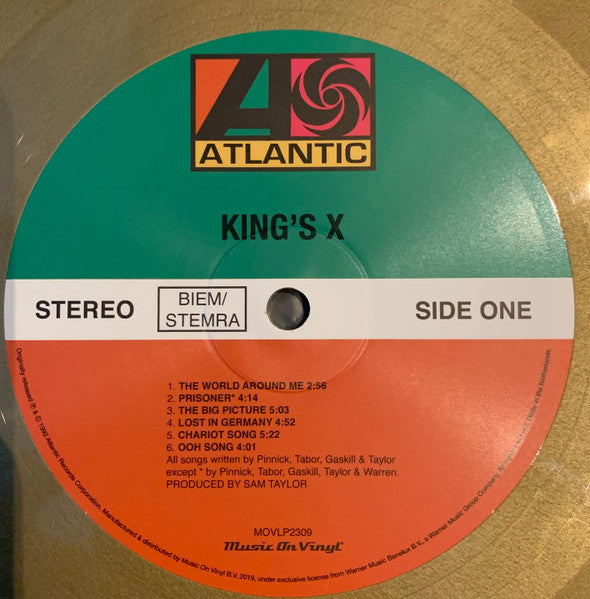 King's X (GOLD VINYL / IMPORT) | Mint (M) Mint (M)