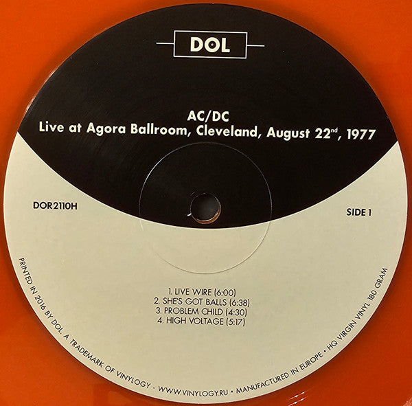 Live At Agora Ballroom, Cleveland, August 22, 1977 | Mint (M) Mint (M)