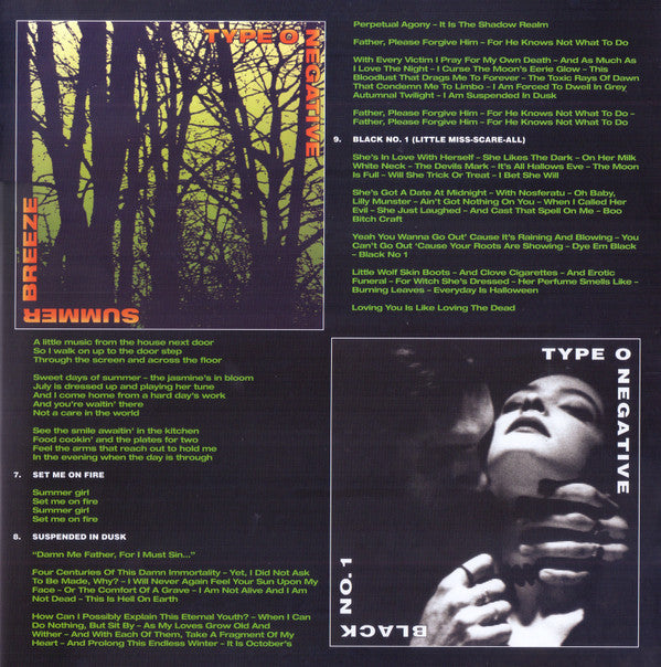 Type O Negative - Bloody Kisses: 30th Anniversary (GREEN VINYL) | Mint (M) Mint (M)