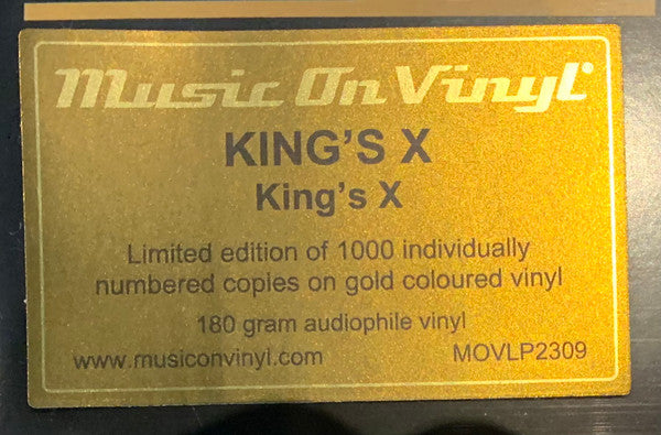 King's X (GOLD VINYL / IMPORT) | Mint (M) Mint (M)