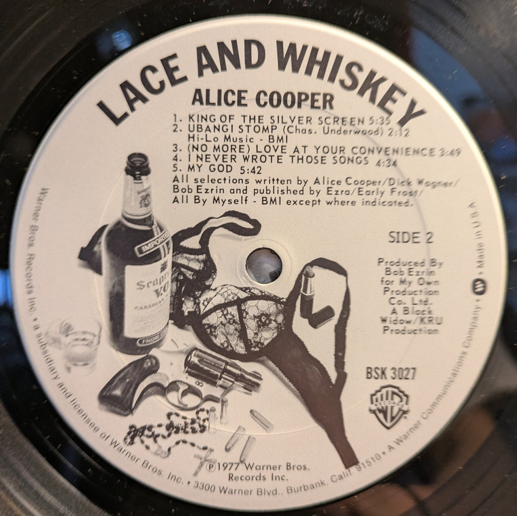 Alice Cooper (2) - Lace And Whiskey (VINYL) | Excellent+ (EX+) Near Mint (NM)