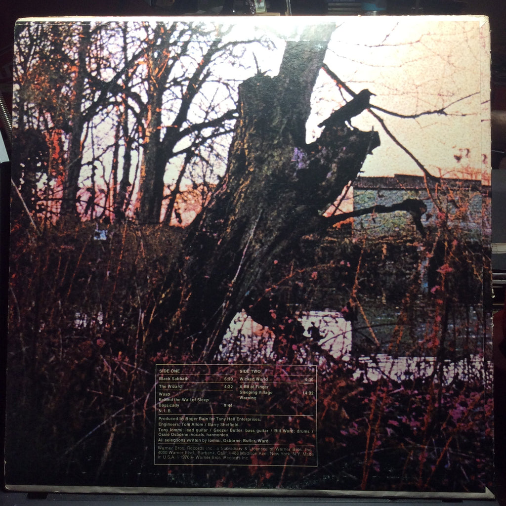Black Sabbath - Black Sabbath (VINYL) | Excellent+ (EX+) Very Good Plus (VG+)