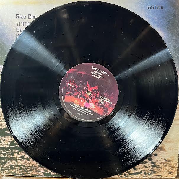 Black Sabbath - Live At Last (VINYL) | Excellent+ (EX+) Excellent+ (EX+)