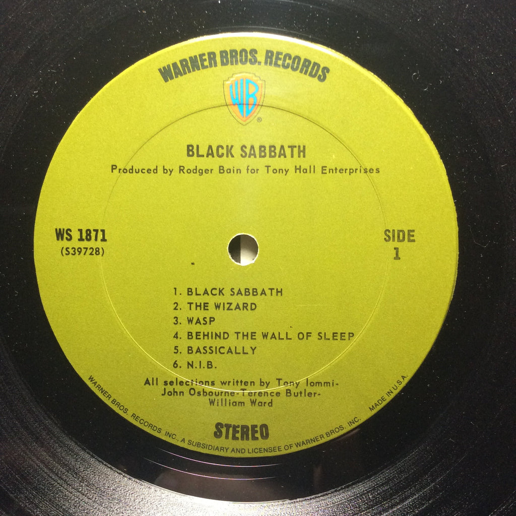 Black Sabbath - Black Sabbath (VINYL) | Excellent+ (EX+) Very Good Plus (VG+)