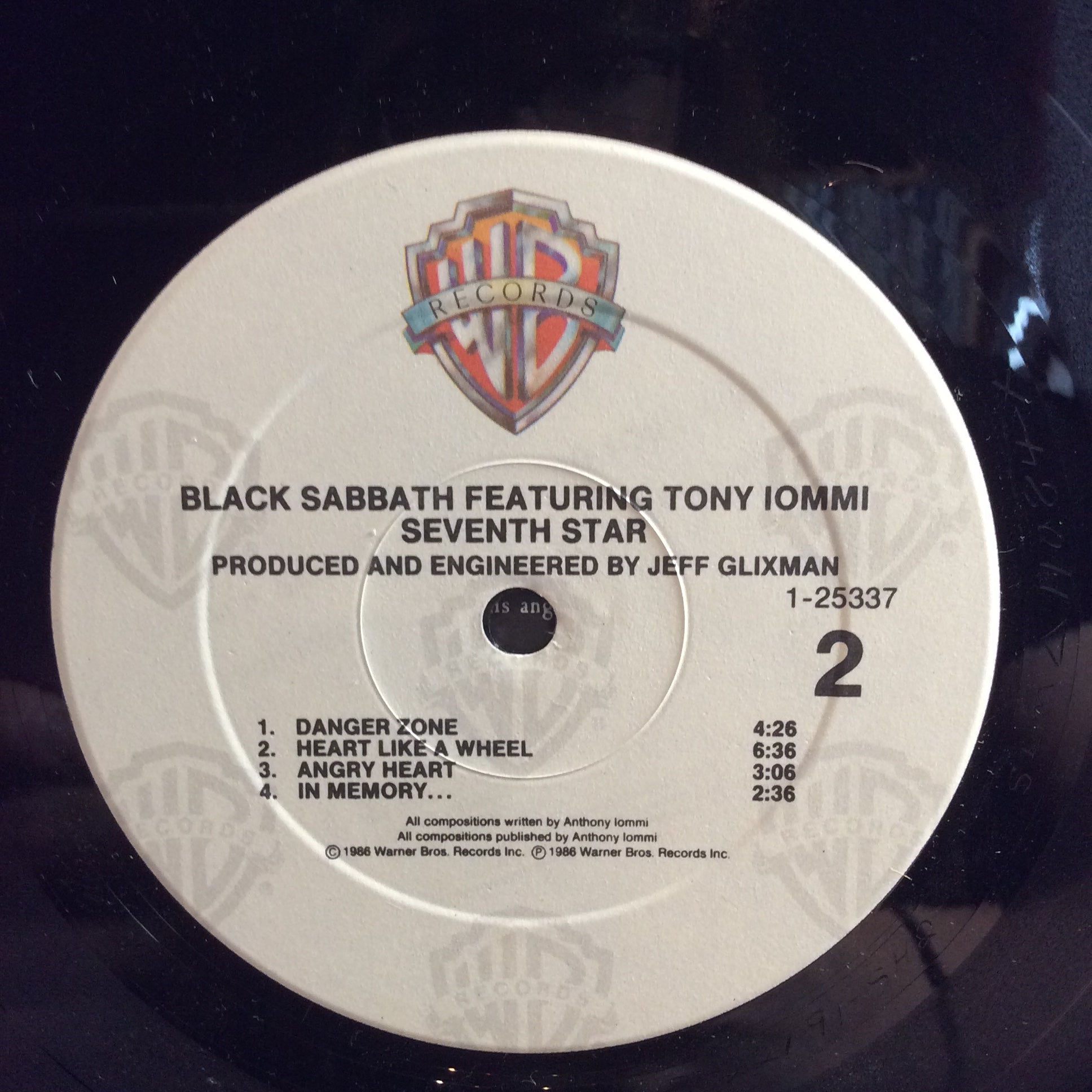 Black Sabbath - Seventh Star (VINYL) | Excellent (EX) Excellent+ (EX+)