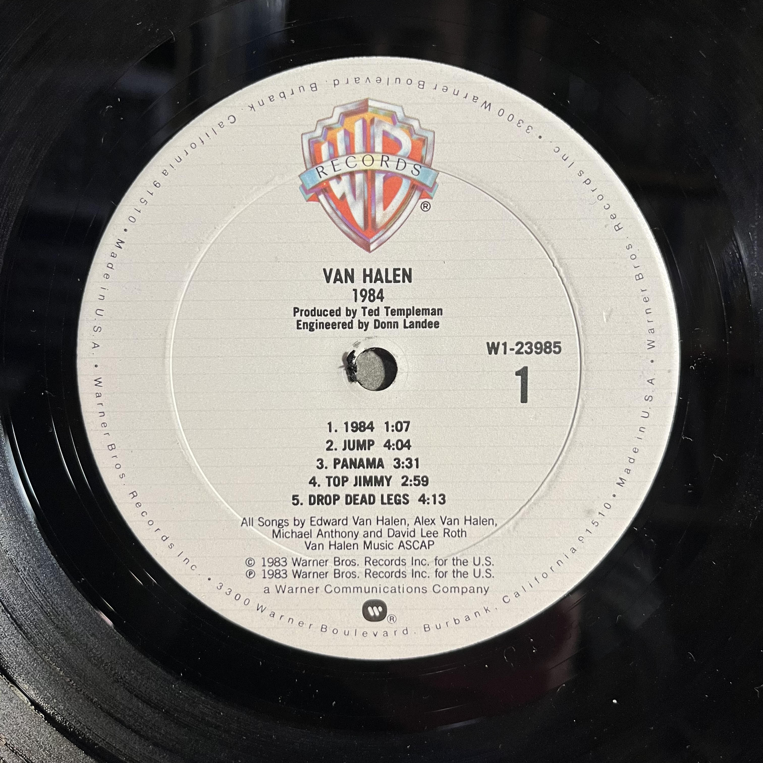 Van Halen - 1984 *PITMAN/CLUB* | Excellent (EX) Near Mint (NM)