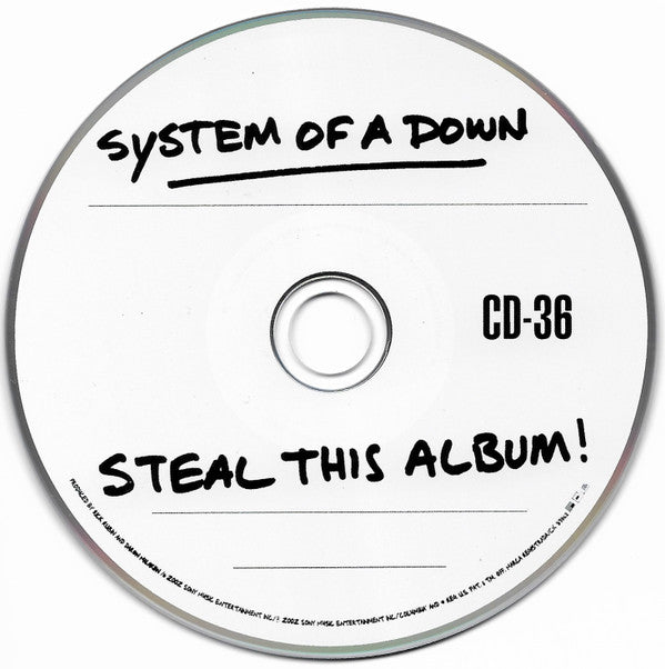 Steal This Album! (CD) | Excellent (EX) Generic