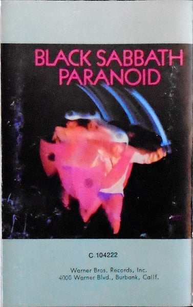 Black Sabbath - Paranoid (CASSETTE) | Excellent (EX) Excellent (EX)