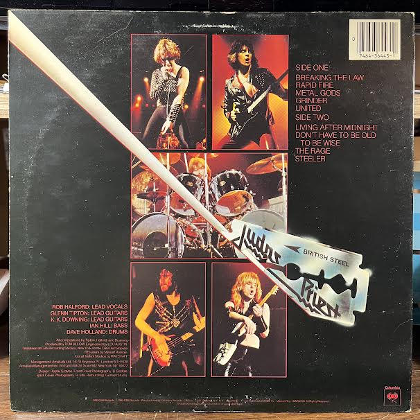 Judas Priest - British Steel (VINYL) | Excellent (EX) Excellent (EX)