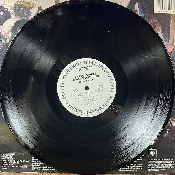 Frank Marino - What's Next (VINYL) | Excellent+ (EX+) Very Good Plus Plus (VG++)