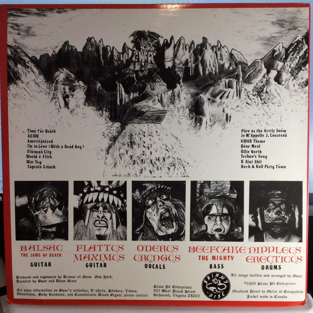 Gwar - Hell-O! (VINYL) | Excellent (EX) Excellent (EX)