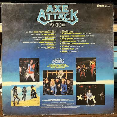 Various - Axe Attack Vol II (VINYL) | Excellent (EX) Very Good Plus (VG+)