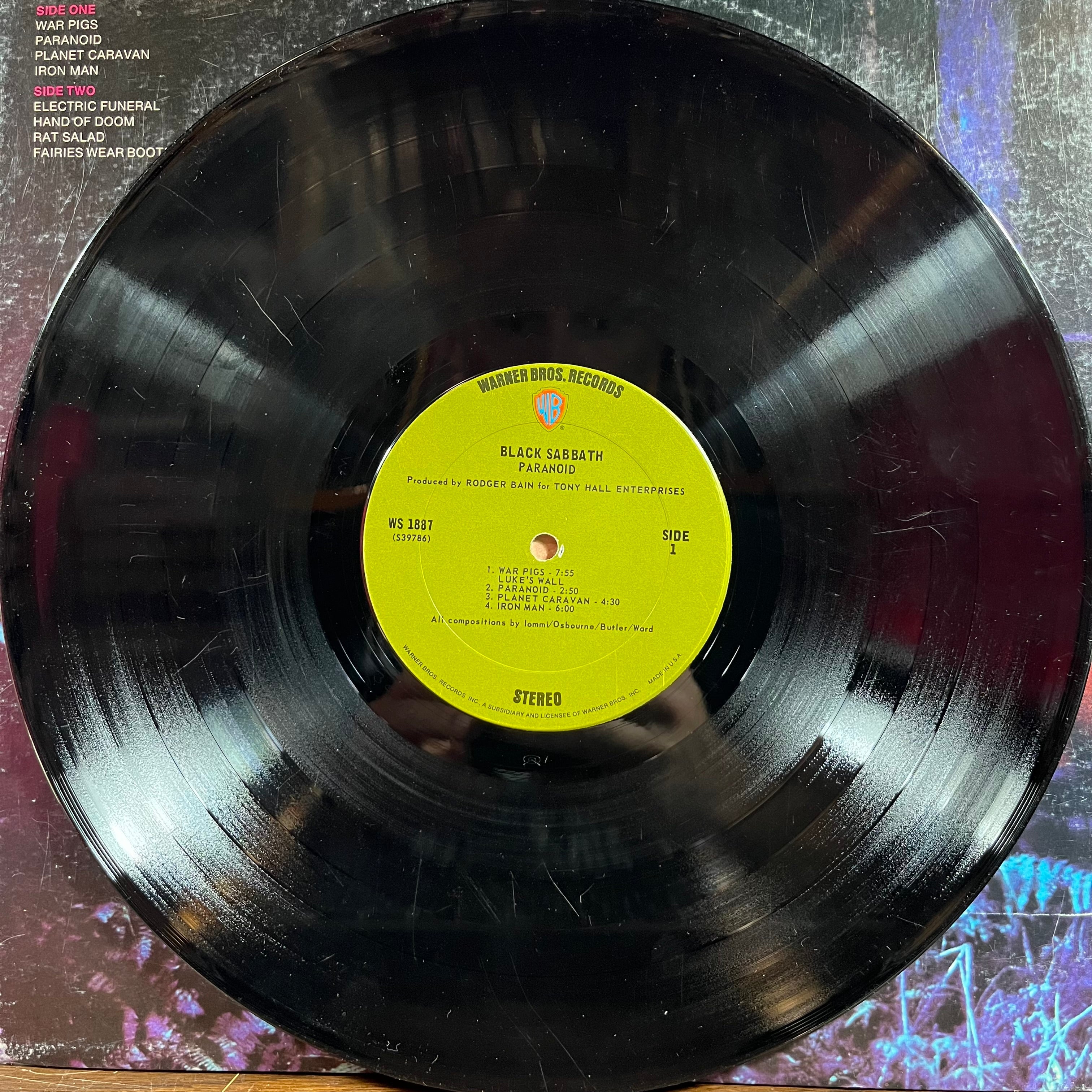 Black Sabbath - Paranoid (VINYL) | Good (G) Very Good (VG)