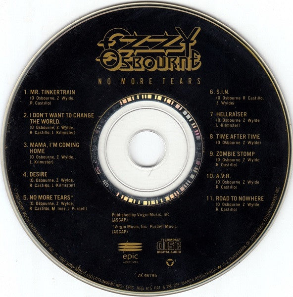 Ozzy Osbourne - No More Tears (CD) | Near Mint- (NM-)