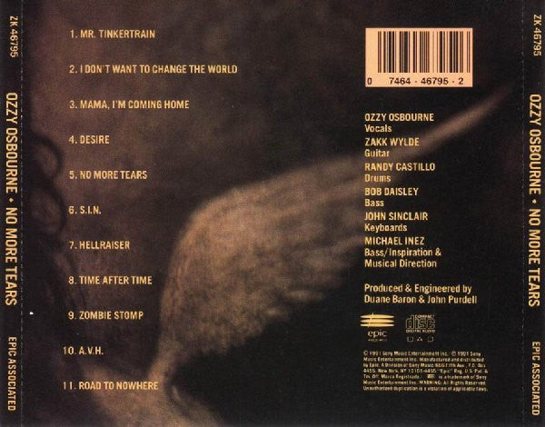 Ozzy Osbourne - No More Tears (CD) | Near Mint- (NM-)