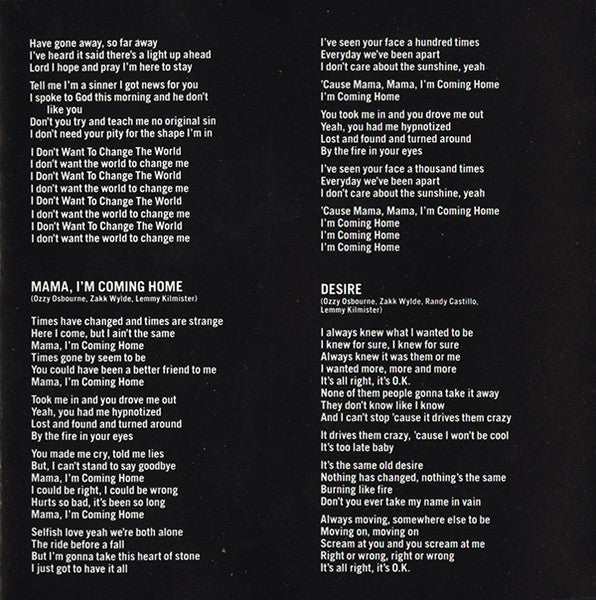 Ozzy Osbourne - No More Tears (CD) | Near Mint- (NM-)