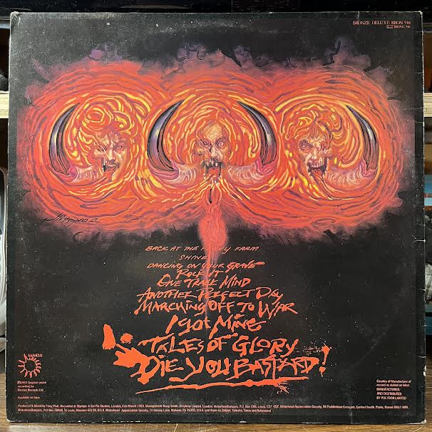 Motörhead - Another Perfect Day (VINYL) | Near Mint (NM or M-) Excellent (EX)