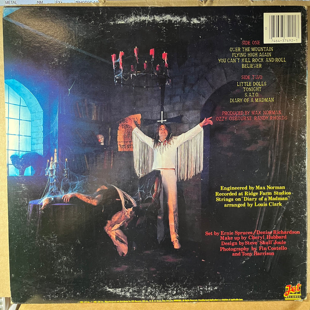 Diary Of A Madman (VINYL) | Near Mint (NM or M-) Very Good Plus (VG+)