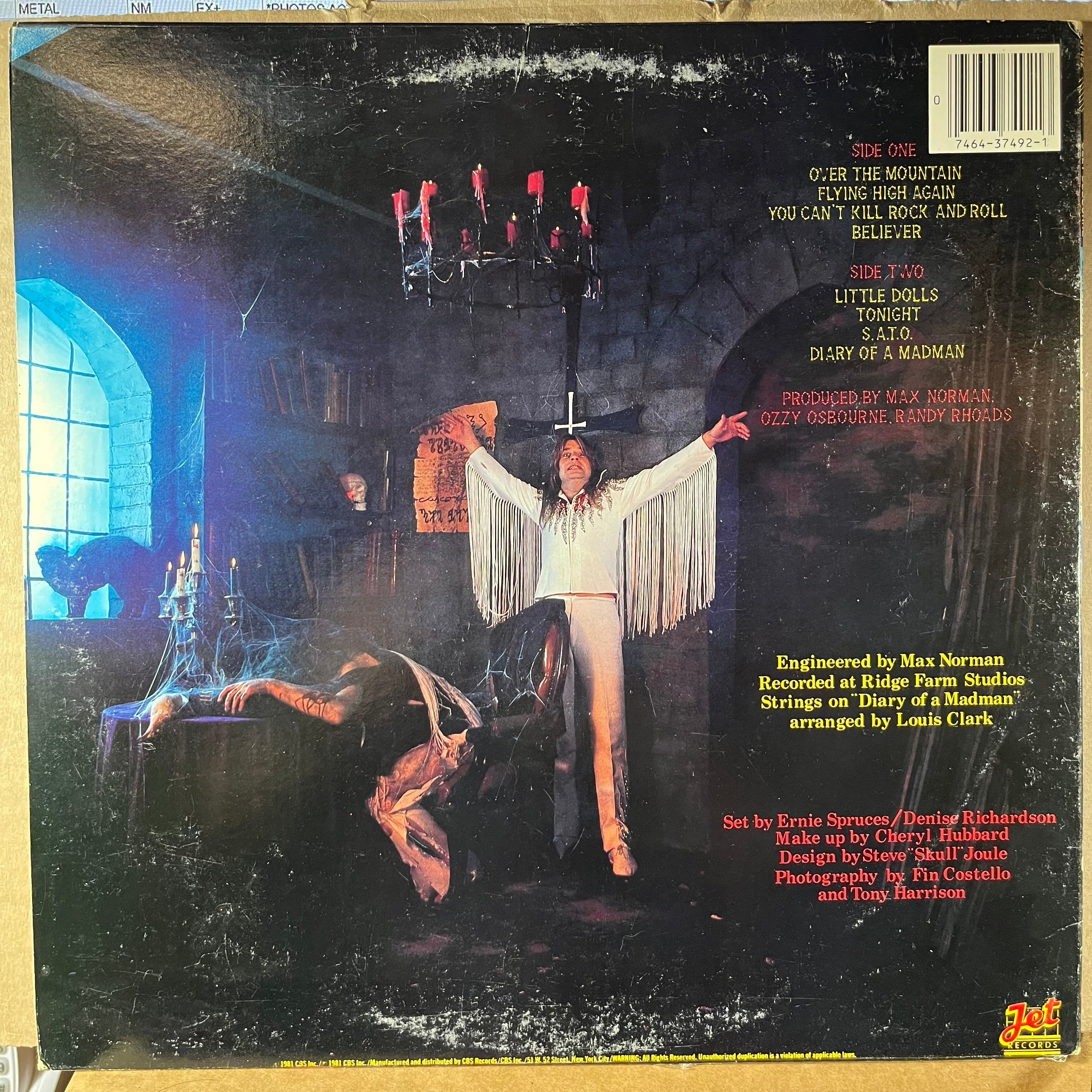Diary Of A Madman (VINYL) | Near Mint (NM or M-) Very Good Plus (VG+)