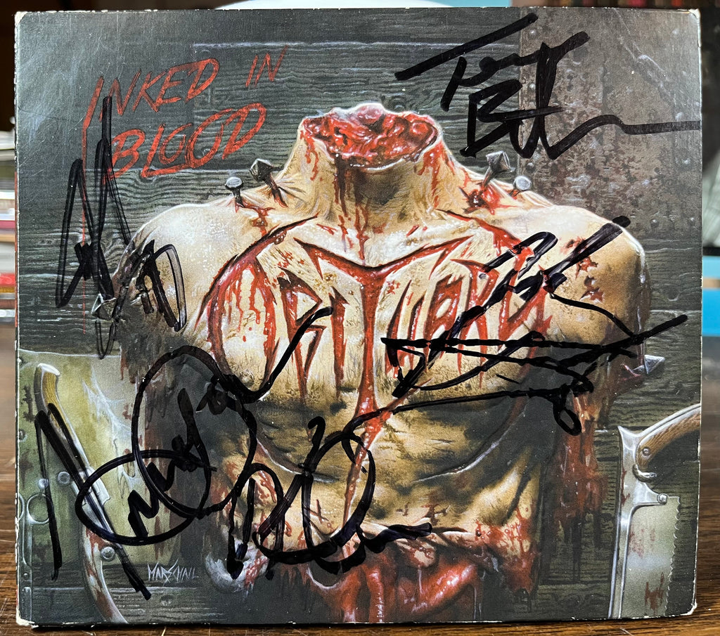 Inked In Blood (SIGNED CD) | Near Mint (NM or M-) Very Good (VG)
