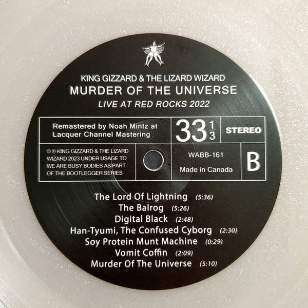 King Gizzard And The Lizard Wizard - Murder Of The Universe (Live At Red Rocks 2022) | Near Mint (NM) Mint (M)