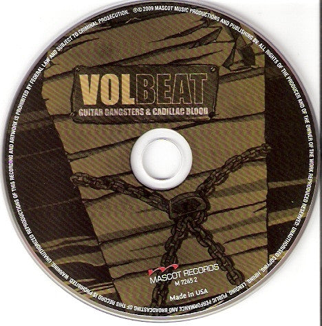 Volbeat - Guitar Gangsters & Cadillac Blood (CD) | Near Mint (NM) Near Mint- (NM-)