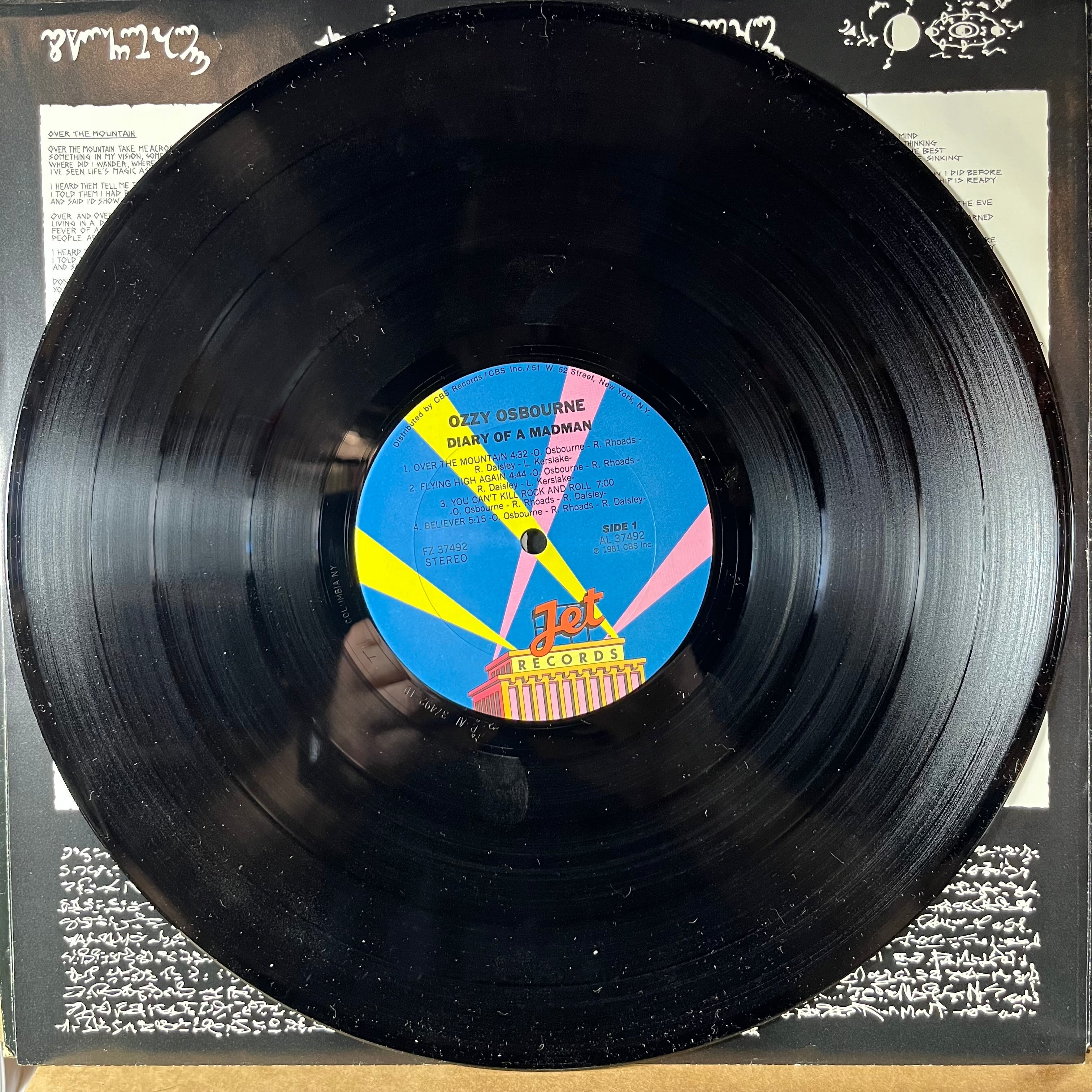 Diary Of A Madman (VINYL) | Near Mint (NM or M-) Very Good Plus (VG+)