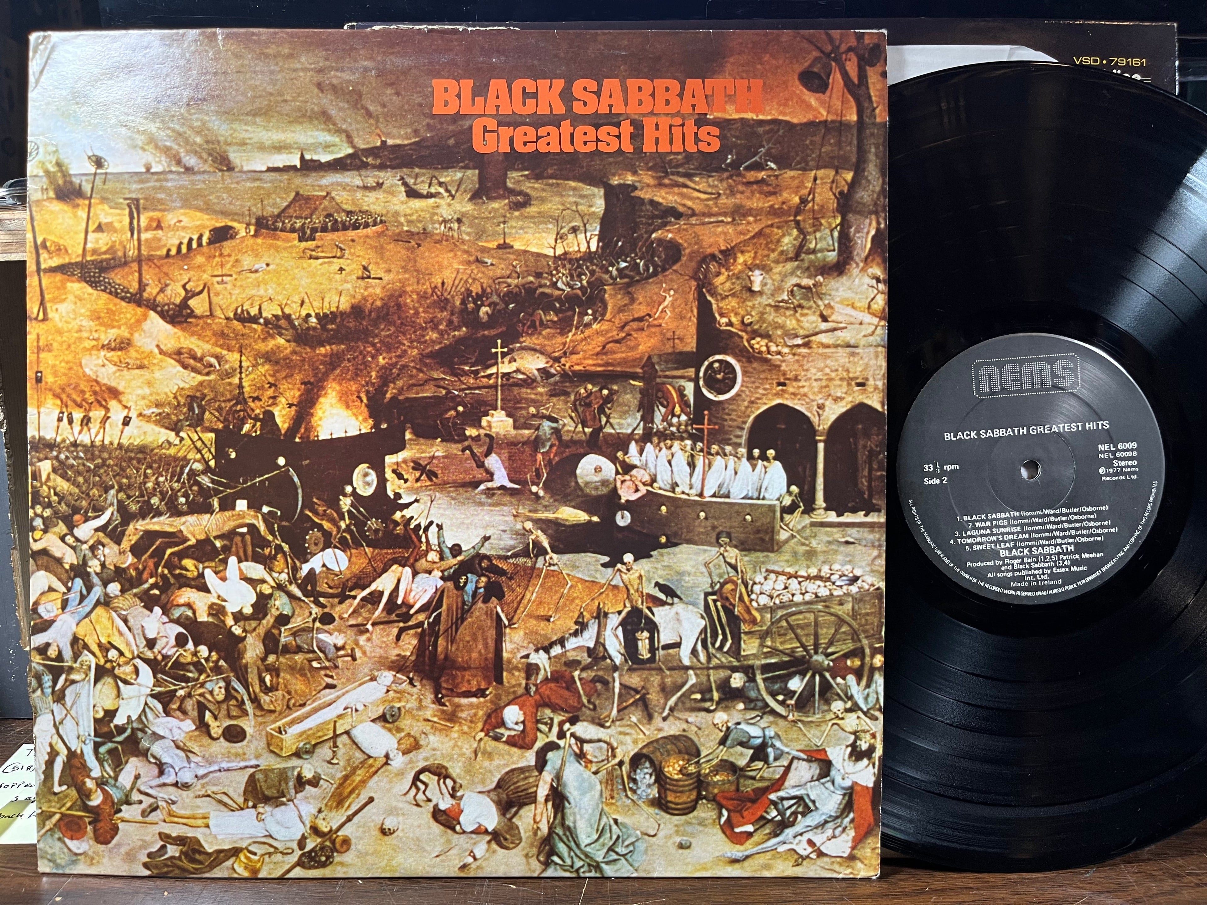 Black Sabbath - Greatest Hits (VINYL) | Near Mint (NM) Very Good Plus Plus (VG++)