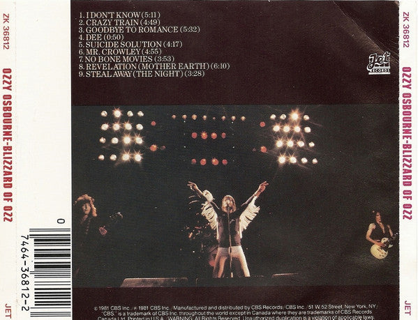 Ozzy Osbourne - Blizzard Of Ozz (CD) | Near Mint (NM or M-) Near Mint- (NM-)