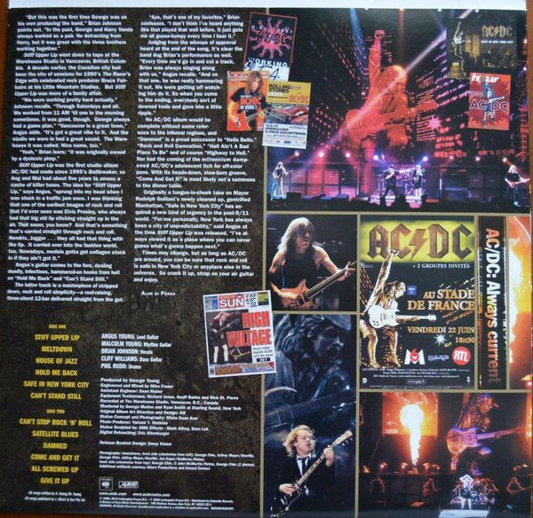 AC/DC - Stiff Upper Lip (VINYL) | Near Mint (NM or M-)