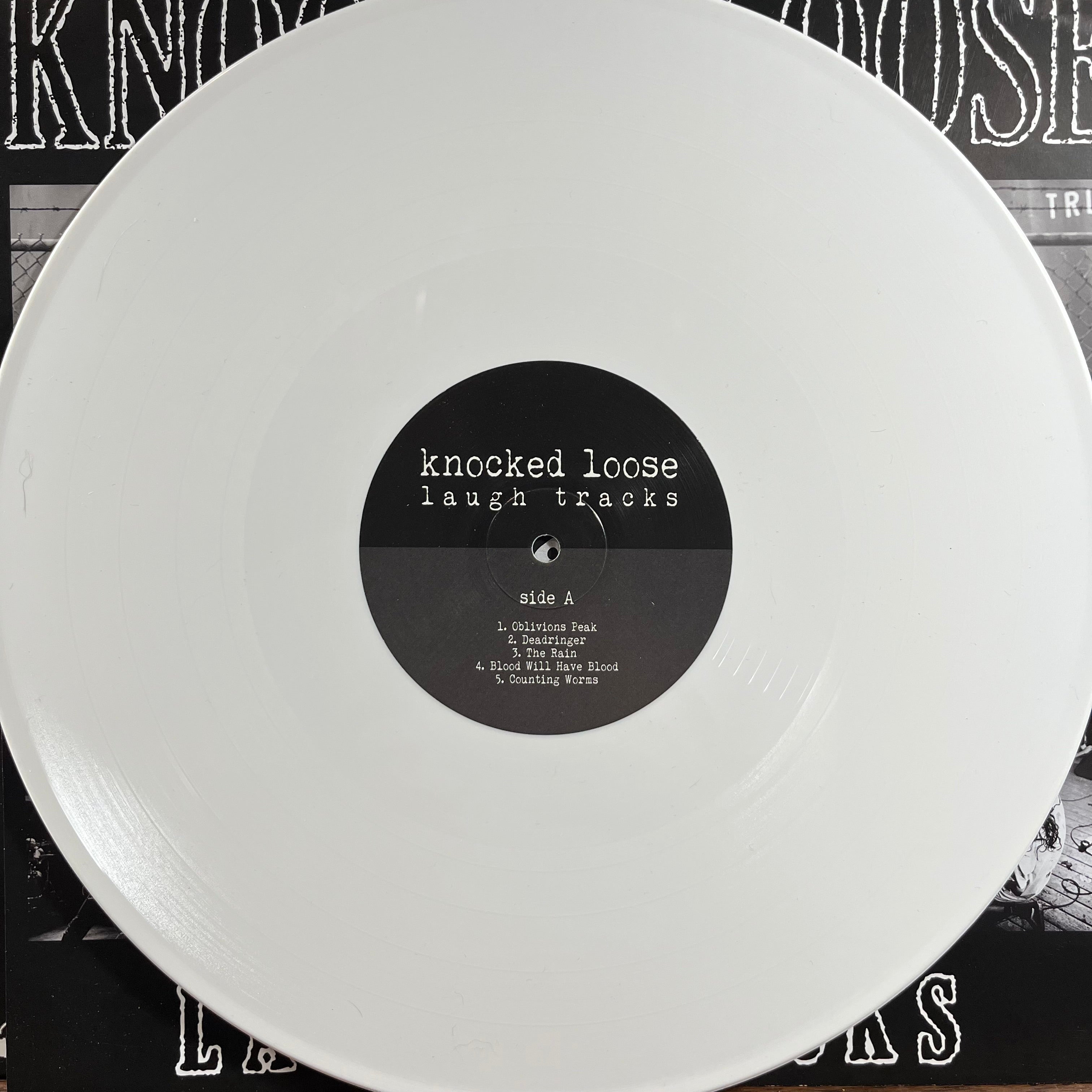 Knocked Loose - Laugh Tracks (SIGNED WHITE VINYL) | Near Mint (NM or M-)