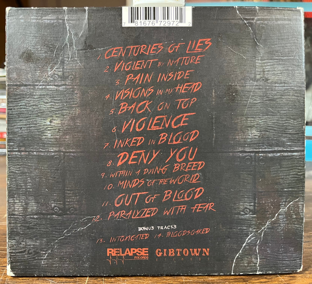 Inked In Blood (SIGNED CD) | Near Mint (NM or M-) Very Good (VG)