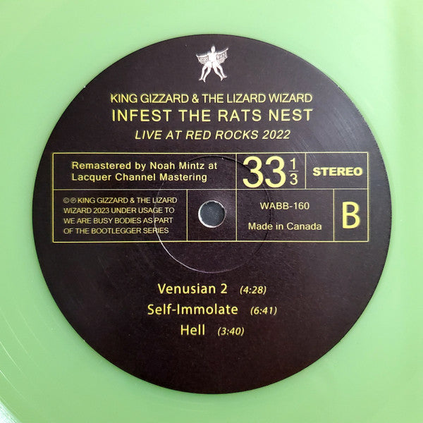 King Gizzard And The Lizard Wizard - Infest The Rats Nest (Live At Red Rocks 2022) (VINYL) | Near Mint (NM) Mint (M)