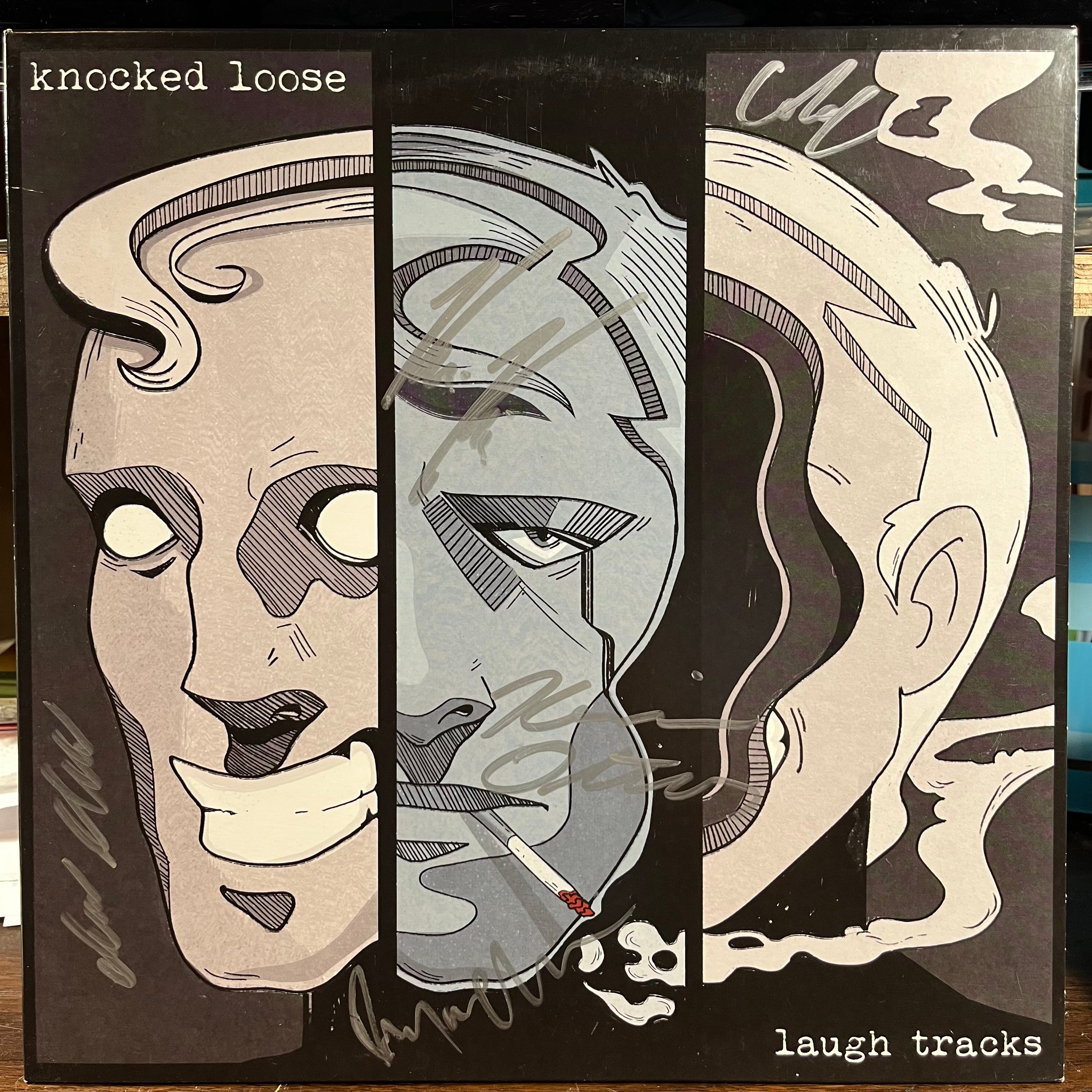 Knocked Loose - Laugh Tracks (SIGNED WHITE VINYL) | Near Mint (NM or M-)