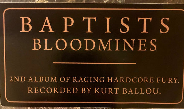 Baptists - Bloodmines (VINYL) | Near Mint (NM or M-) Mint (M)