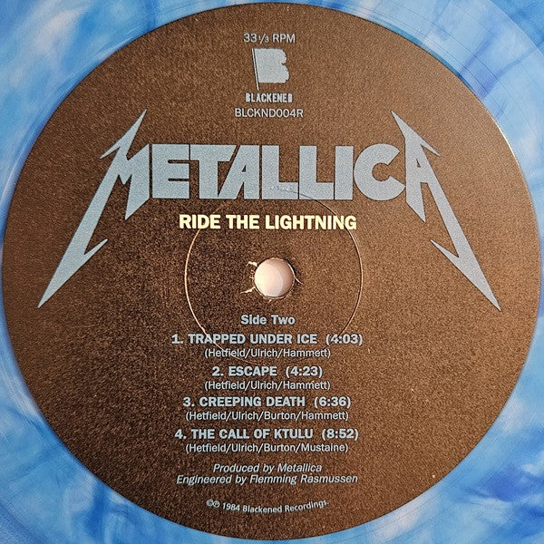 Metallica - Ride The Lightning (BLUE VINYL) | Near Mint (NM or M-)
