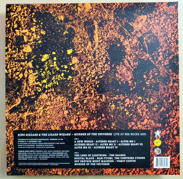 King Gizzard And The Lizard Wizard - Murder Of The Universe (Live At Red Rocks 2022) | Near Mint (NM) Mint (M)