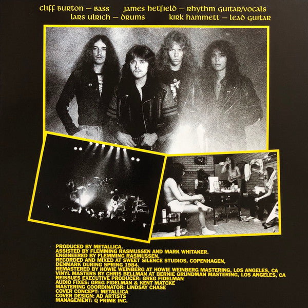 Metallica - Ride The Lightning (BLUE VINYL) | Near Mint (NM or M-)