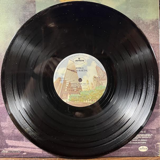 Krokus - Pay It In Metal (VINYL) | Near Mint (NM or M-) Excellent+ (EX+)