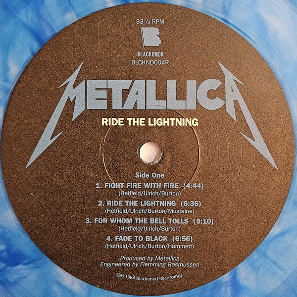 Metallica - Ride The Lightning (BLUE VINYL) | Near Mint (NM or M-)