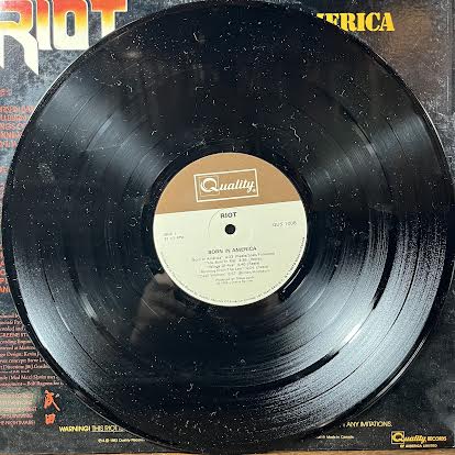 Riot (4) - Born In America (VINYL) | Near Mint (NM or M-) Excellent+ (EX+)