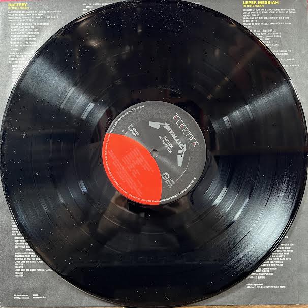Metallica - Master Of Puppets (VINYL) | Near Mint (NM or M-) Excellent (EX)