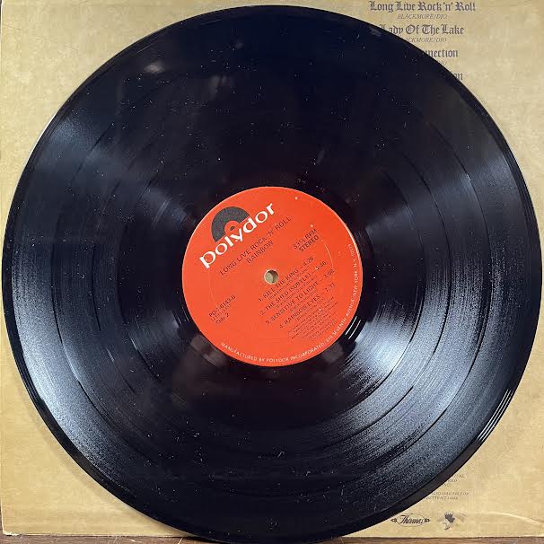 Rainbow - Long Live Rock 'N' Roll (VINYL) | Near Mint (NM or M-) Excellent (EX)