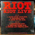 Riot (4) - Riot Live (VINYL) | Near Mint (NM or M-) Excellent+ (EX+)