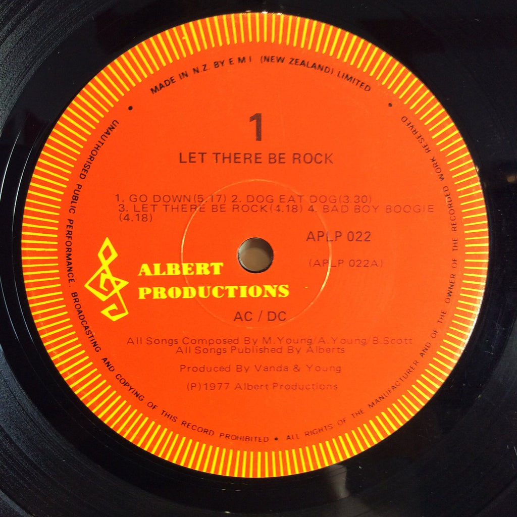 AC/DC - Let There Be Rock (VINYL)*NEW ZEALAND VERSION* | Very Good Plus (VG+) Very Good (VG)
