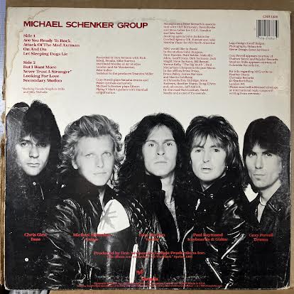 The Michael Schenker Group - MSG (VINYL) | Very Good (VG)