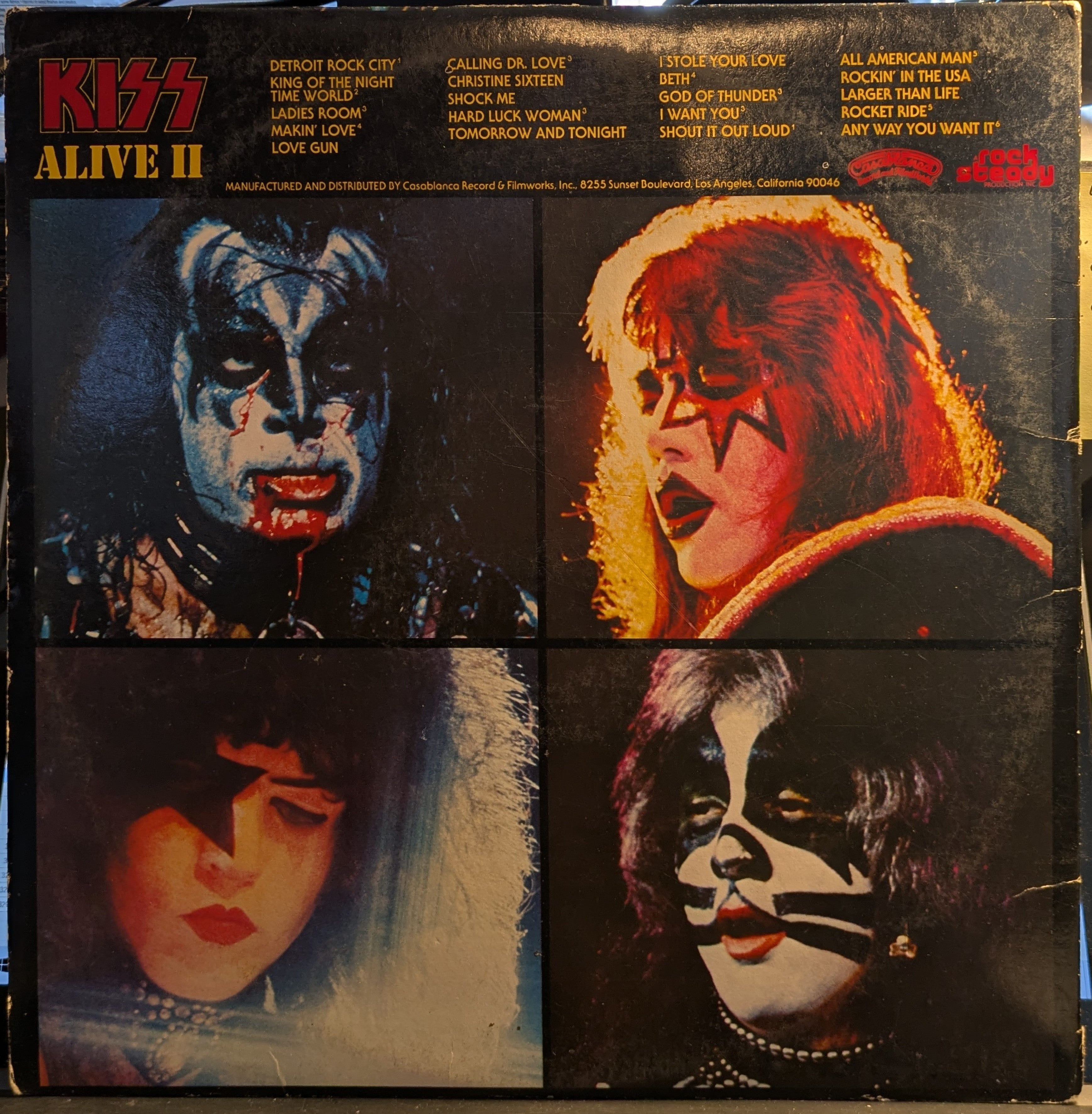 Kiss - Alive II (2xVINYL) | Very Good Plus (VG+) Very Good (VG)