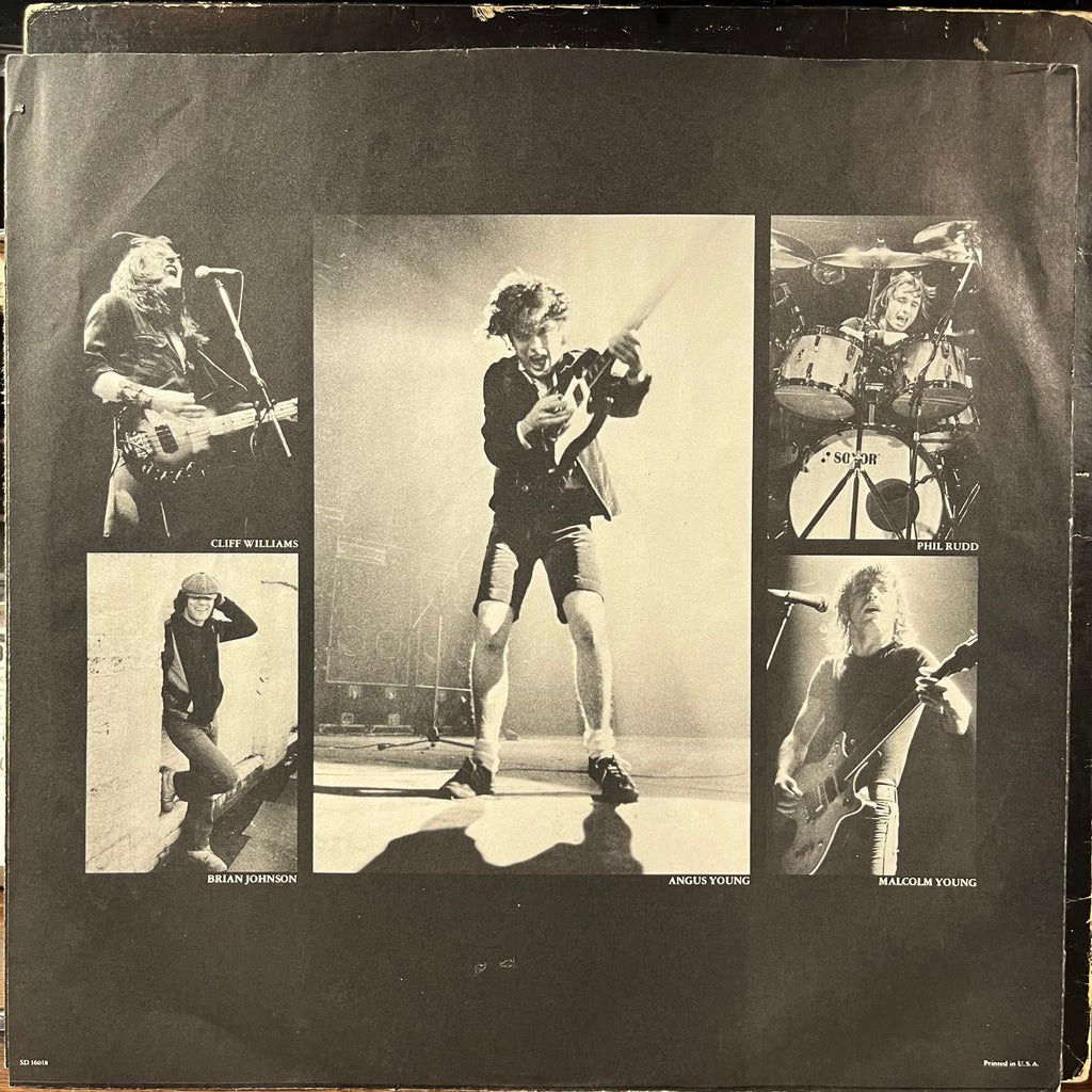 AC/DC - Back In Black (VINYL) | Very Good (VG)